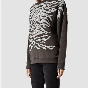 AllSaints Zira sweatshirt.